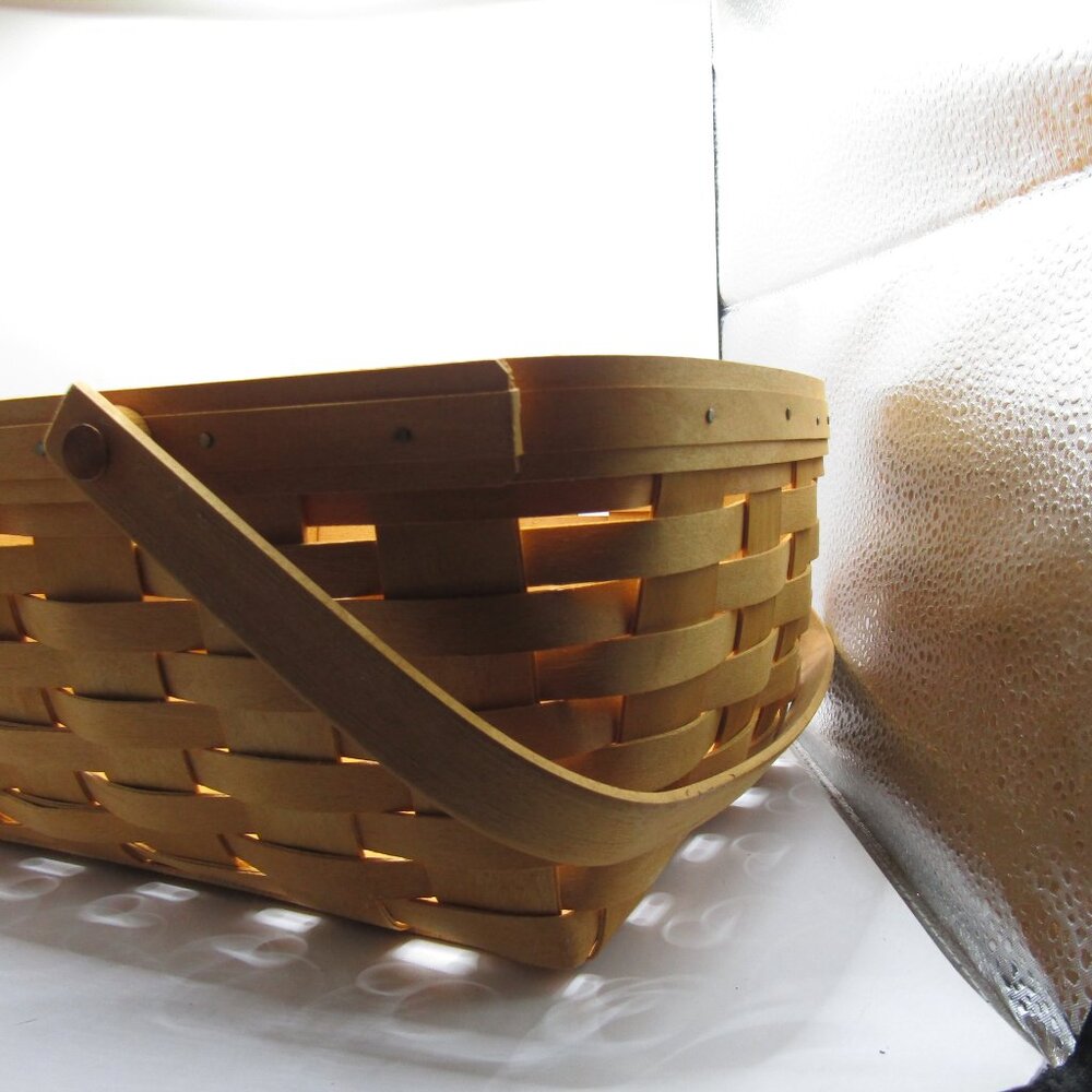 Longaberger Basket with Liner and Protector - Picture 10 of 13